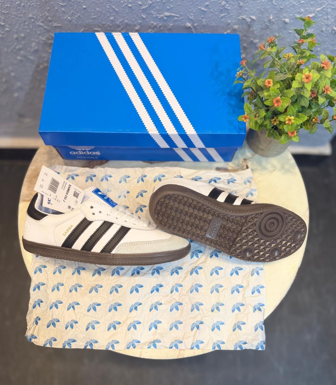 First Copy Adidas Originals Samba White - Image 4